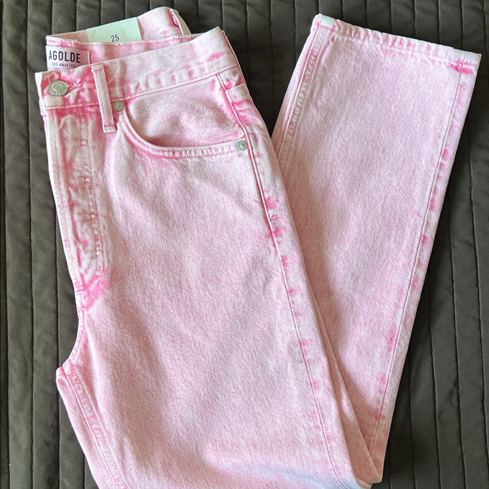 Agolde Pink Jeans